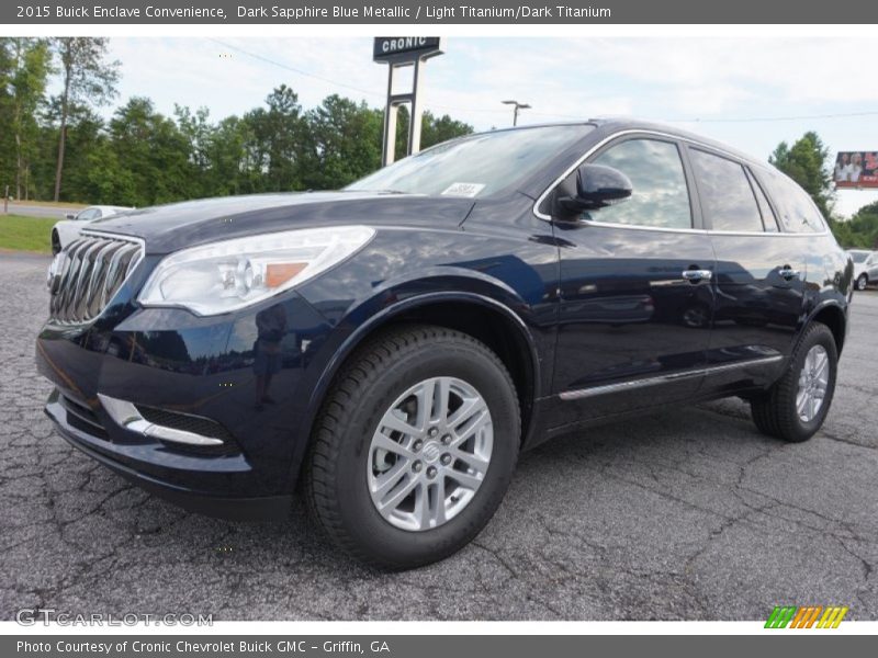 Dark Sapphire Blue Metallic / Light Titanium/Dark Titanium 2015 Buick Enclave Convenience