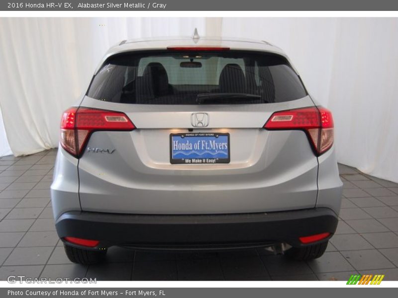 Alabaster Silver Metallic / Gray 2016 Honda HR-V EX