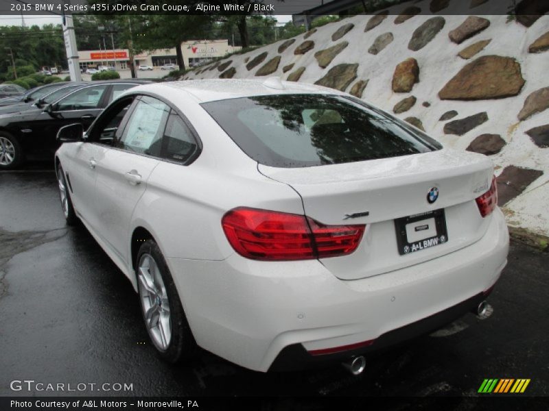 Alpine White / Black 2015 BMW 4 Series 435i xDrive Gran Coupe