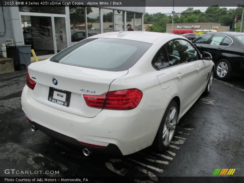 Alpine White / Black 2015 BMW 4 Series 435i xDrive Gran Coupe