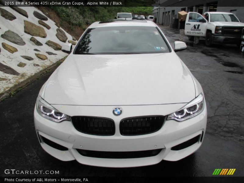 Alpine White / Black 2015 BMW 4 Series 435i xDrive Gran Coupe