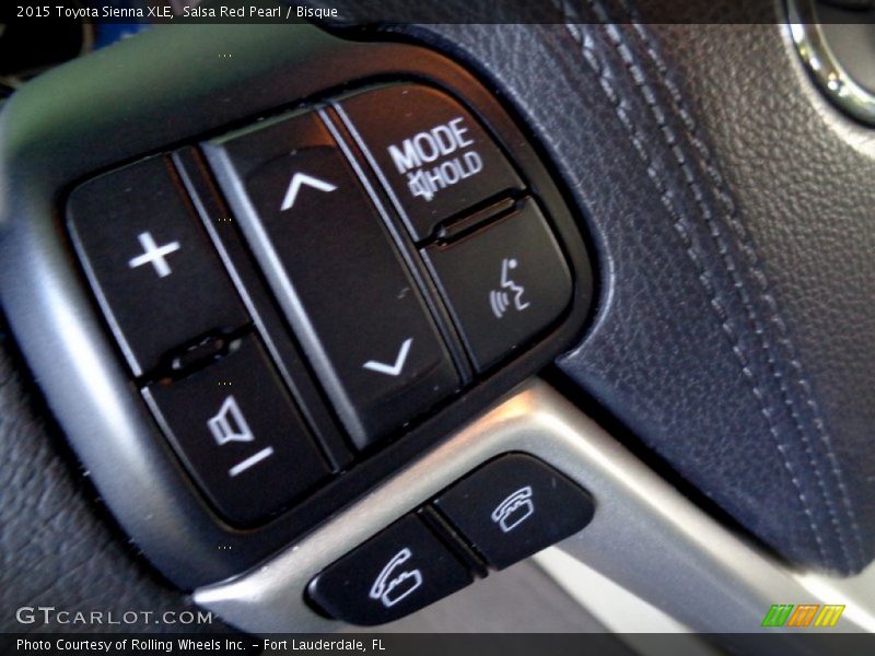 Salsa Red Pearl / Bisque 2015 Toyota Sienna XLE