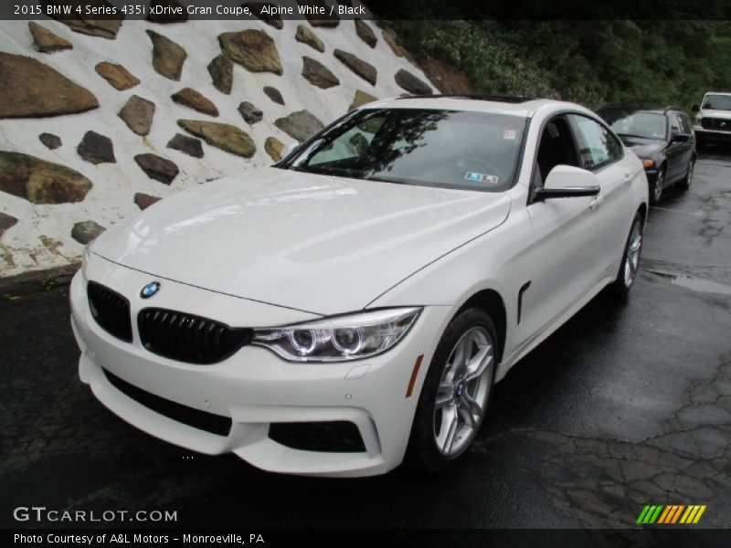 Alpine White / Black 2015 BMW 4 Series 435i xDrive Gran Coupe