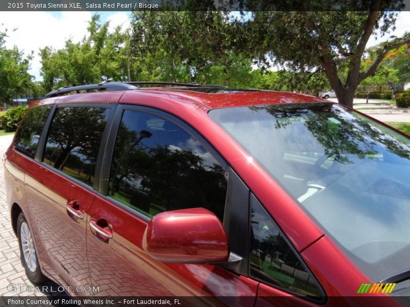 Salsa Red Pearl / Bisque 2015 Toyota Sienna XLE