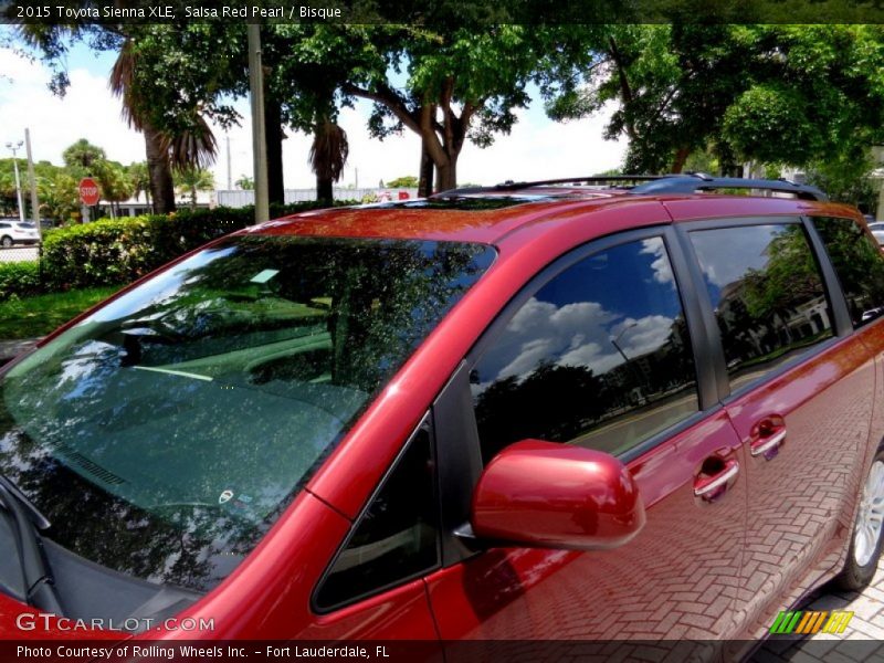 Salsa Red Pearl / Bisque 2015 Toyota Sienna XLE