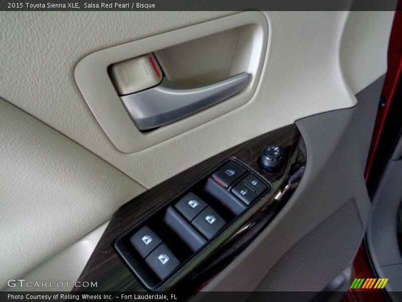 Salsa Red Pearl / Bisque 2015 Toyota Sienna XLE