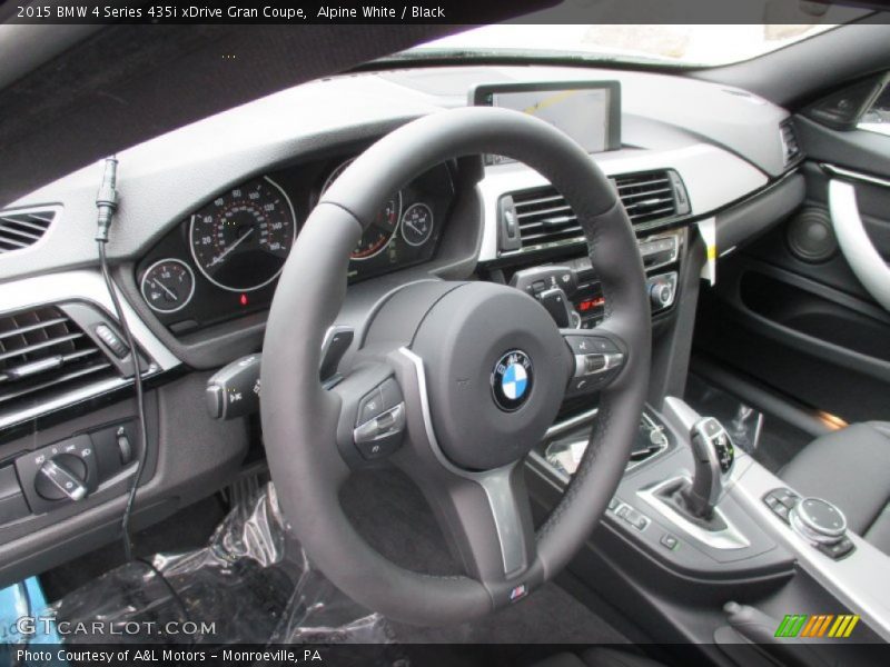 Alpine White / Black 2015 BMW 4 Series 435i xDrive Gran Coupe