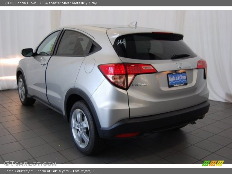 Alabaster Silver Metallic / Gray 2016 Honda HR-V EX