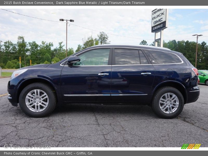 Dark Sapphire Blue Metallic / Light Titanium/Dark Titanium 2015 Buick Enclave Convenience