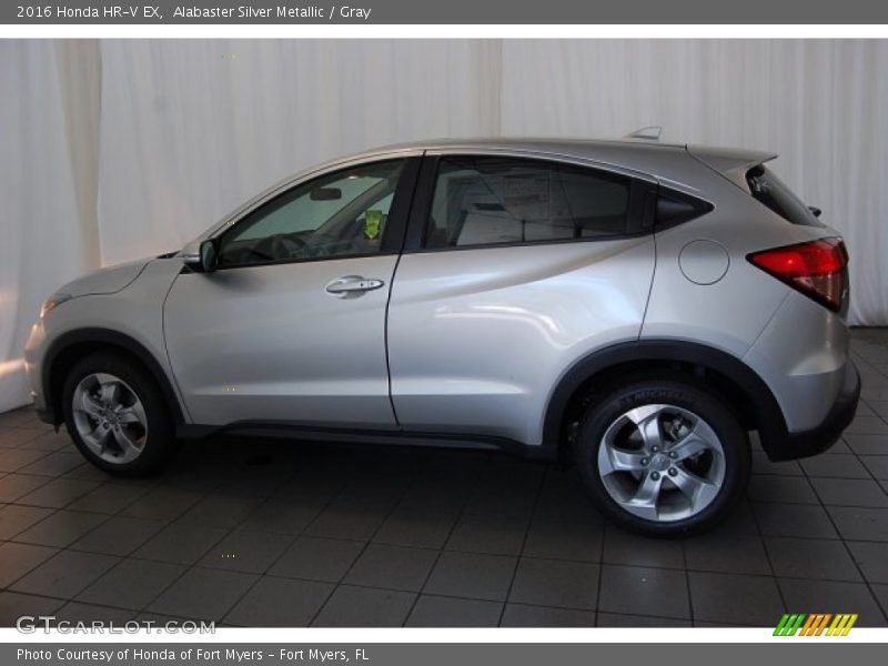 Alabaster Silver Metallic / Gray 2016 Honda HR-V EX