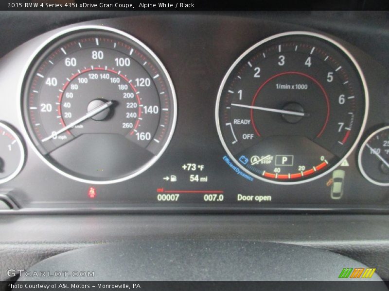 Alpine White / Black 2015 BMW 4 Series 435i xDrive Gran Coupe