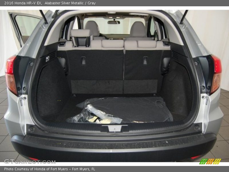 Alabaster Silver Metallic / Gray 2016 Honda HR-V EX