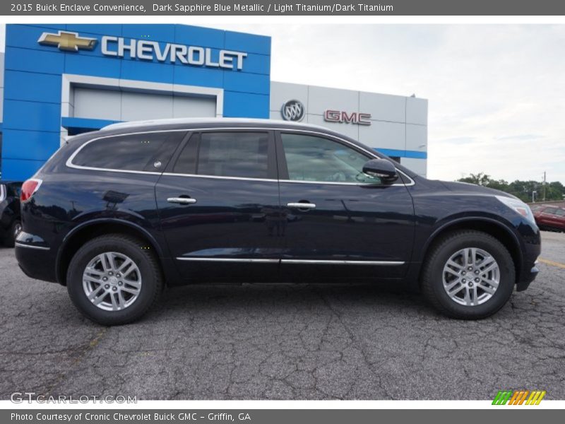 Dark Sapphire Blue Metallic / Light Titanium/Dark Titanium 2015 Buick Enclave Convenience