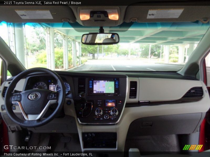 Salsa Red Pearl / Bisque 2015 Toyota Sienna XLE
