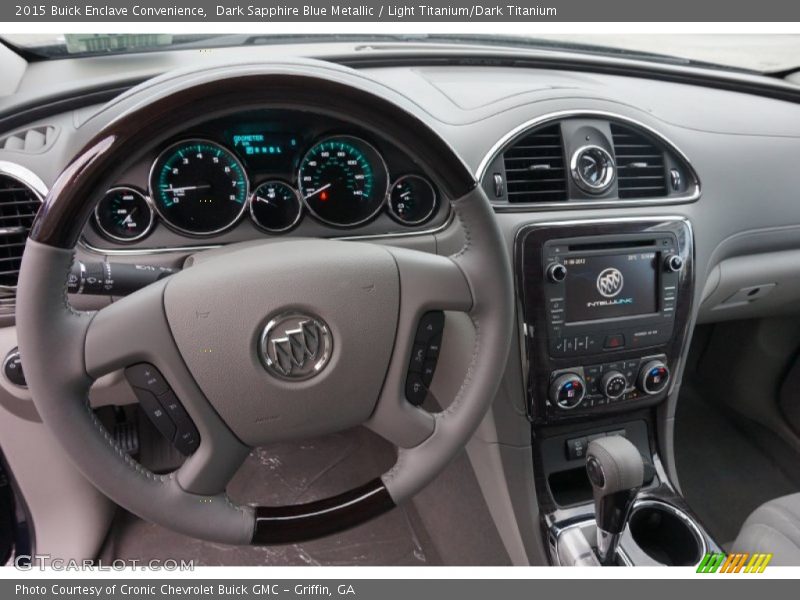 Dark Sapphire Blue Metallic / Light Titanium/Dark Titanium 2015 Buick Enclave Convenience