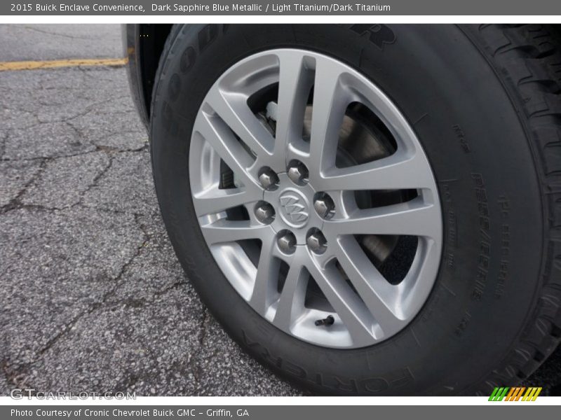 Dark Sapphire Blue Metallic / Light Titanium/Dark Titanium 2015 Buick Enclave Convenience