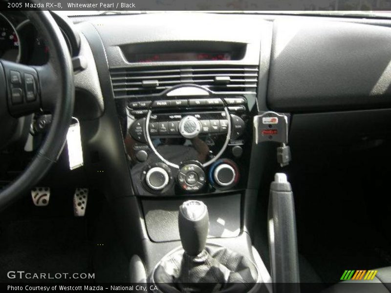 Whitewater Pearl / Black 2005 Mazda RX-8
