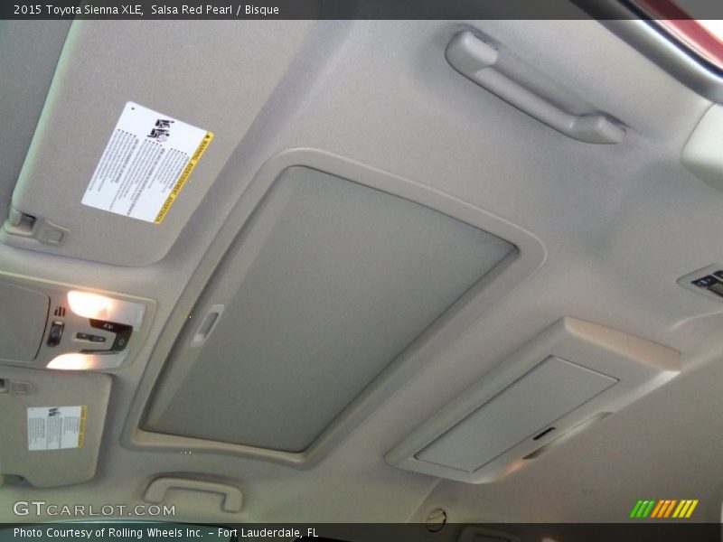 Salsa Red Pearl / Bisque 2015 Toyota Sienna XLE