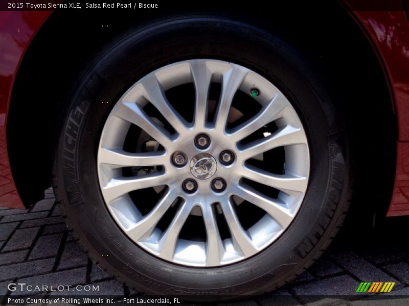 Salsa Red Pearl / Bisque 2015 Toyota Sienna XLE
