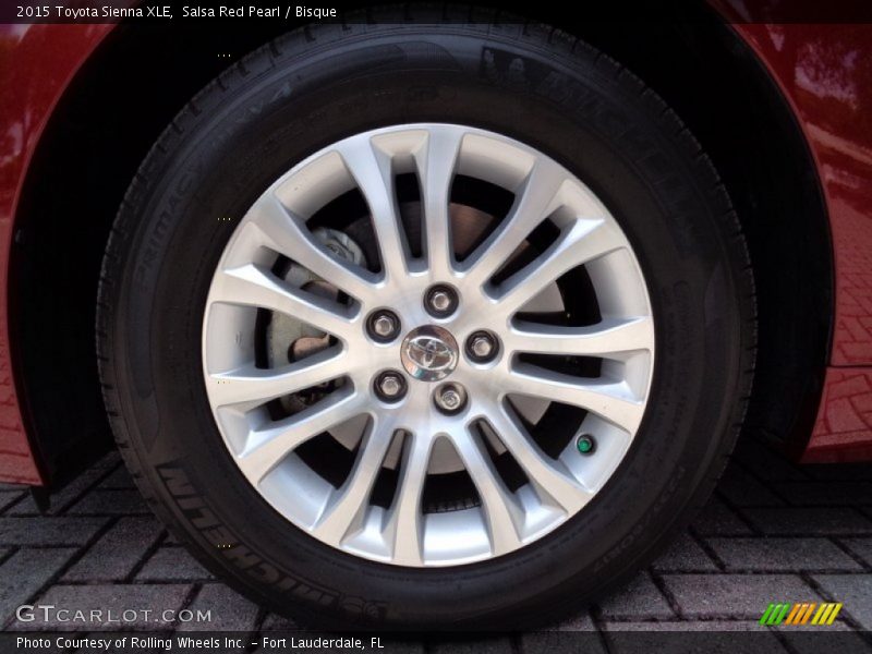 Salsa Red Pearl / Bisque 2015 Toyota Sienna XLE