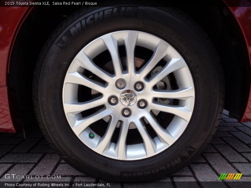 Salsa Red Pearl / Bisque 2015 Toyota Sienna XLE