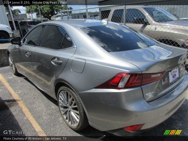 Nebula Gray Pearl / Black 2014 Lexus IS 250