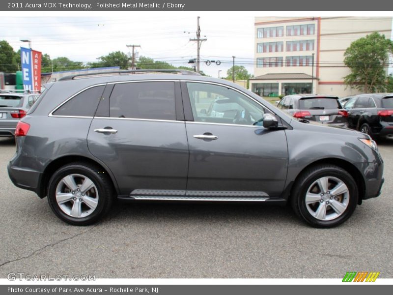 Polished Metal Metallic / Ebony 2011 Acura MDX Technology