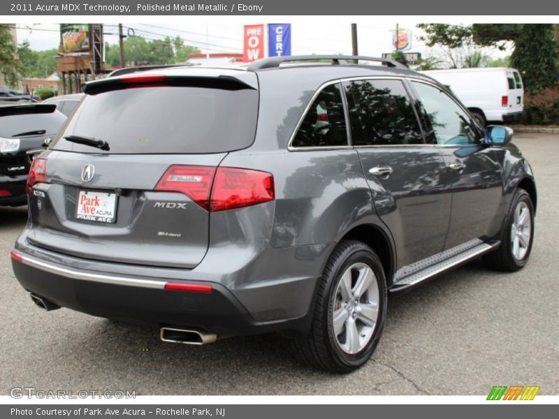 Polished Metal Metallic / Ebony 2011 Acura MDX Technology