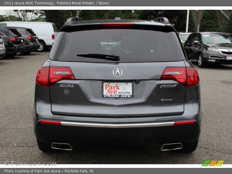 Polished Metal Metallic / Ebony 2011 Acura MDX Technology