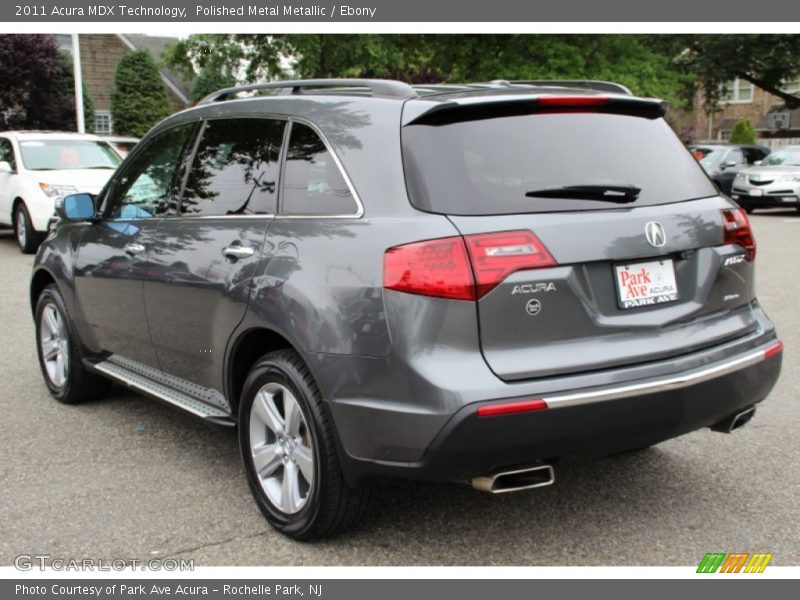 Polished Metal Metallic / Ebony 2011 Acura MDX Technology