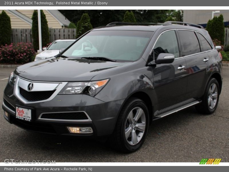 Polished Metal Metallic / Ebony 2011 Acura MDX Technology