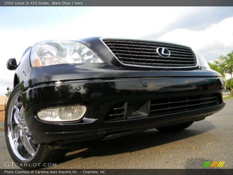 Black Onyx / Ivory 2003 Lexus LS 430 Sedan