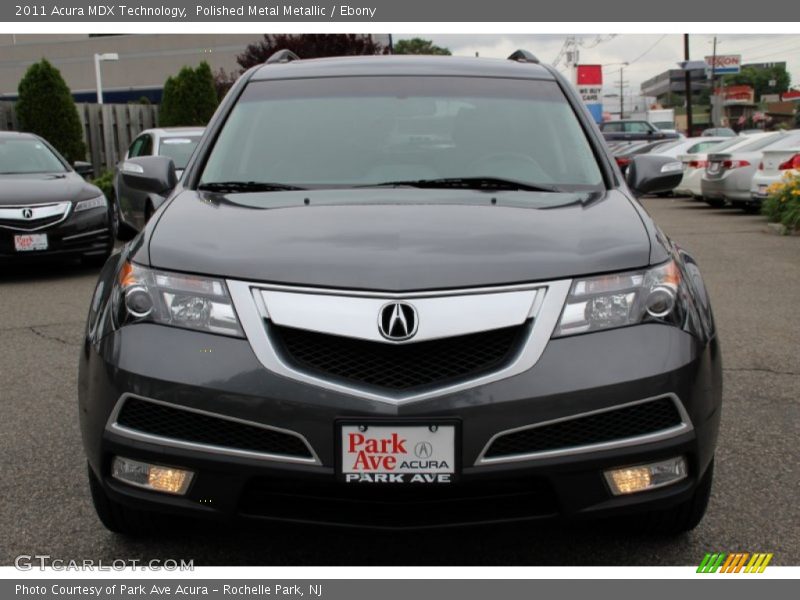 Polished Metal Metallic / Ebony 2011 Acura MDX Technology