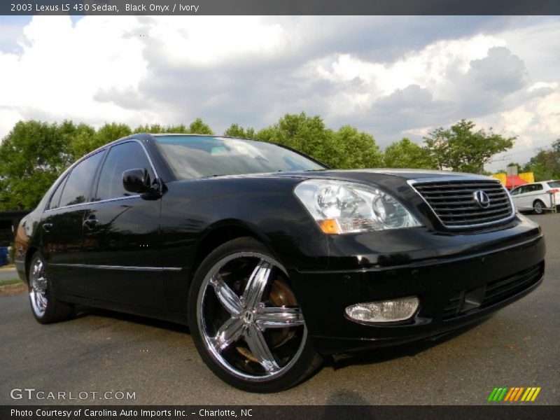 Black Onyx / Ivory 2003 Lexus LS 430 Sedan