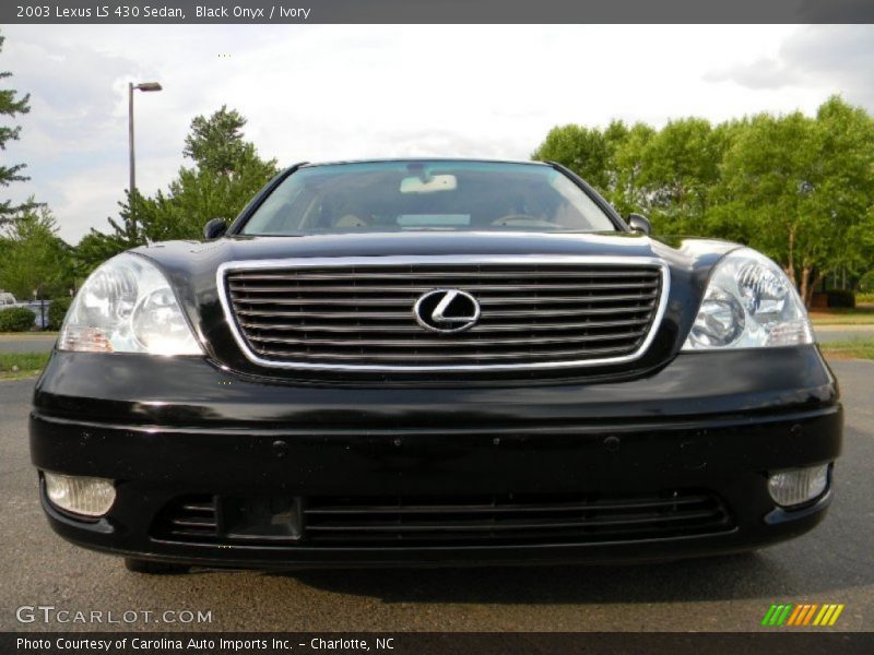 Black Onyx / Ivory 2003 Lexus LS 430 Sedan
