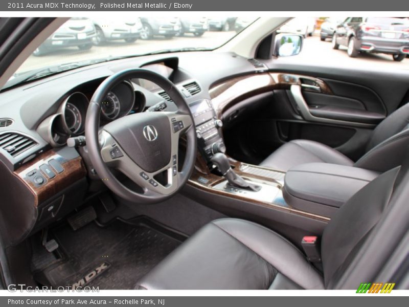 Polished Metal Metallic / Ebony 2011 Acura MDX Technology