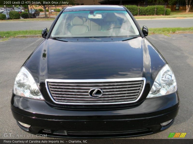 Black Onyx / Ivory 2003 Lexus LS 430 Sedan