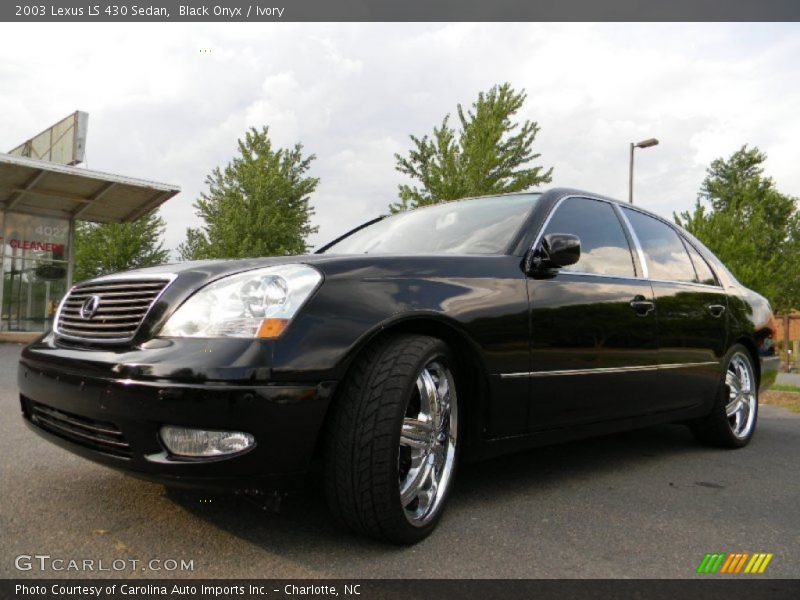 Black Onyx / Ivory 2003 Lexus LS 430 Sedan
