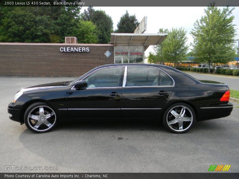 Black Onyx / Ivory 2003 Lexus LS 430 Sedan