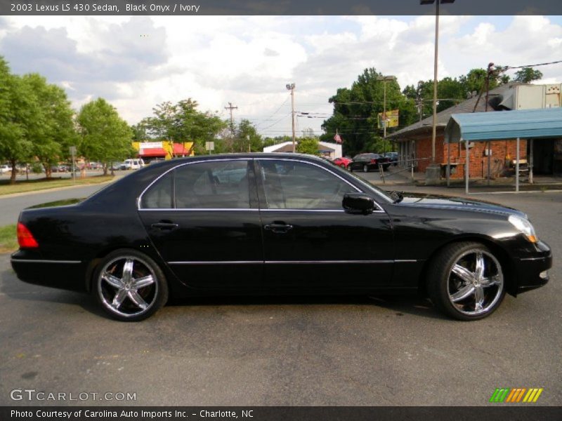 Black Onyx / Ivory 2003 Lexus LS 430 Sedan
