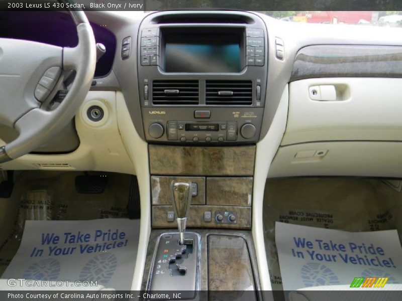 Black Onyx / Ivory 2003 Lexus LS 430 Sedan