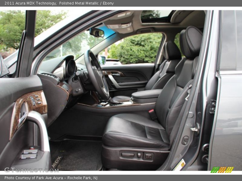 Polished Metal Metallic / Ebony 2011 Acura MDX Technology