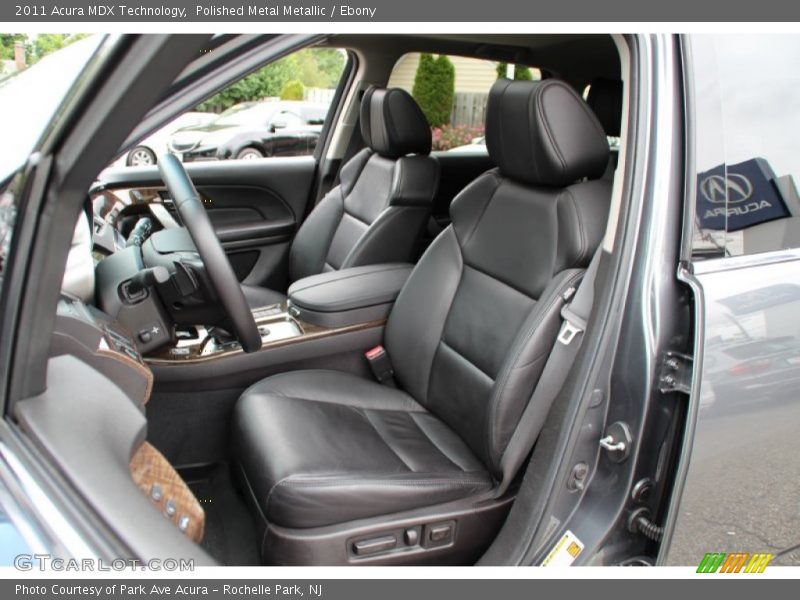 Polished Metal Metallic / Ebony 2011 Acura MDX Technology