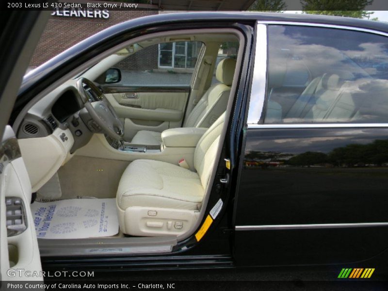 Black Onyx / Ivory 2003 Lexus LS 430 Sedan