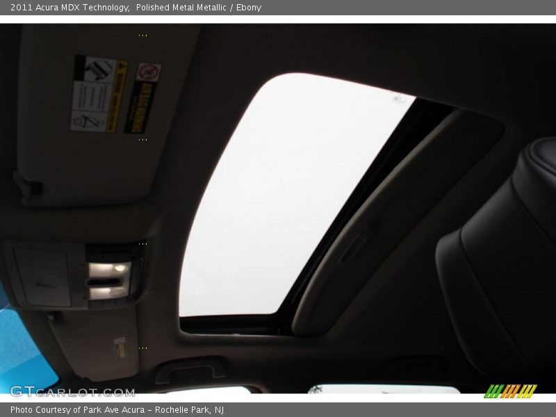 Polished Metal Metallic / Ebony 2011 Acura MDX Technology