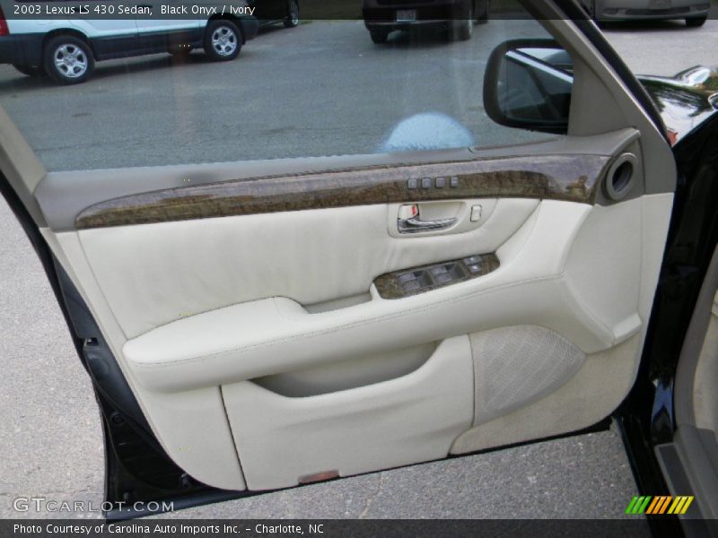 Black Onyx / Ivory 2003 Lexus LS 430 Sedan