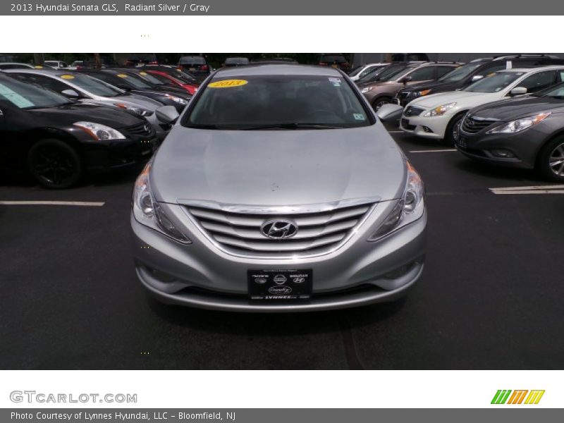 Radiant Silver / Gray 2013 Hyundai Sonata GLS