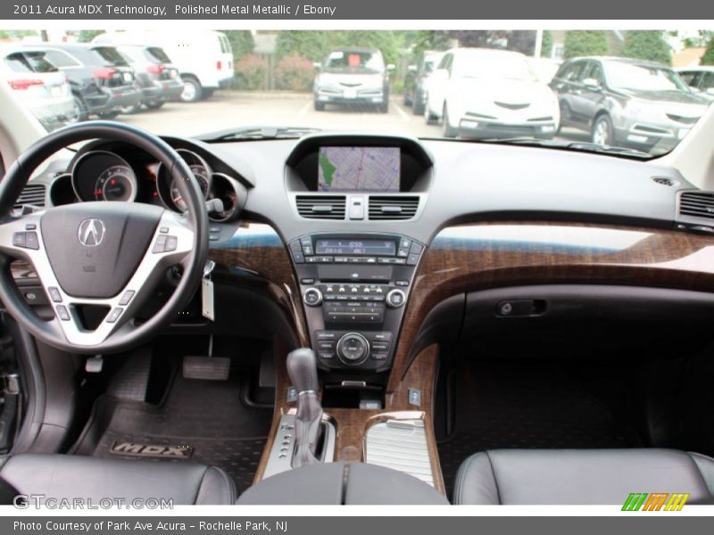 Polished Metal Metallic / Ebony 2011 Acura MDX Technology