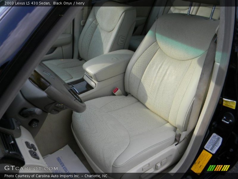 Black Onyx / Ivory 2003 Lexus LS 430 Sedan