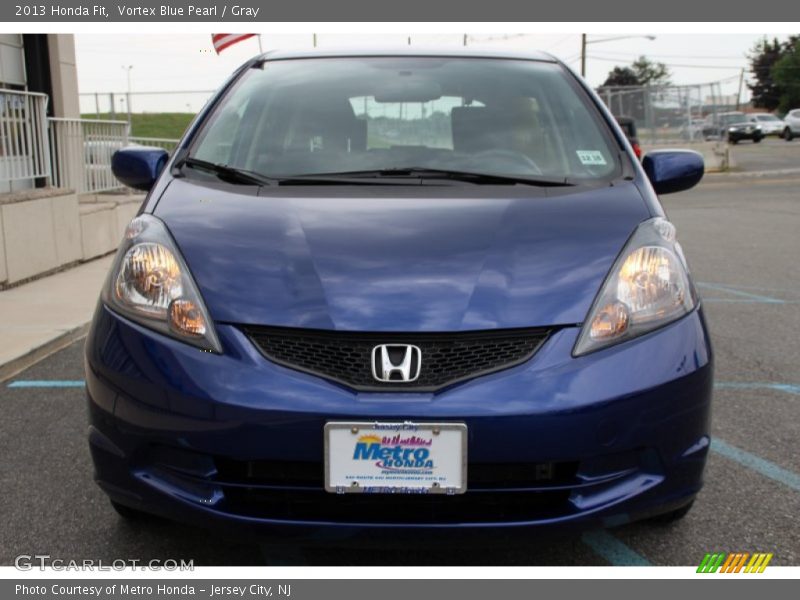 Vortex Blue Pearl / Gray 2013 Honda Fit